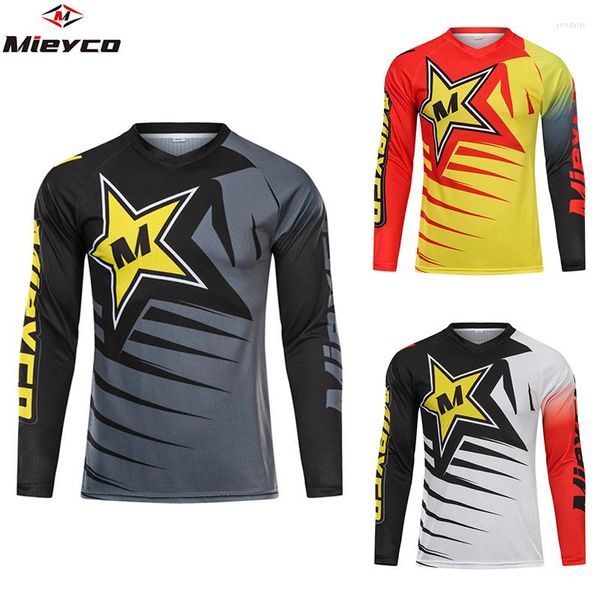 Giacche da corsa Mieyco Downhill Jersey Camisa Ciclismo Fiets Camicia Vogatore Sport VClothing Maillot Hombre Mujer MTB