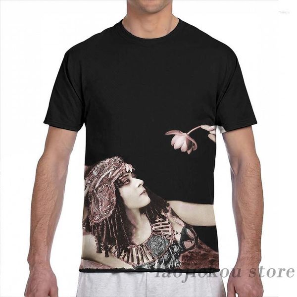 Camisetas masculinas theda bara cleopatra with mulher mulher t-shirt mulheres por toda a moda impressa girl shirt tops tees camisetas de manga curta