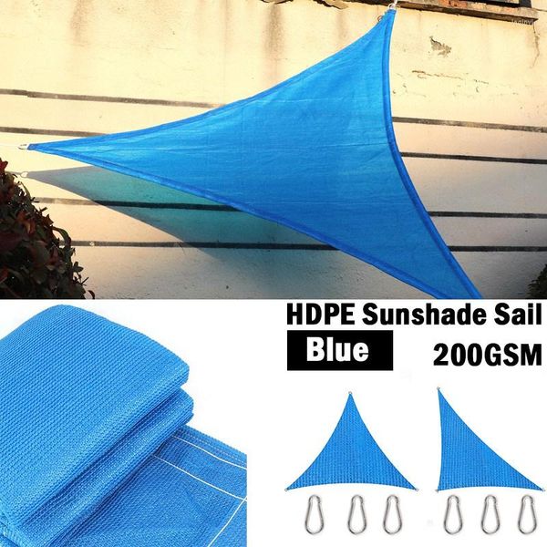 SHADE 200GSM HDPE ТРИУНТИЛЬ Sun Net Blue Courtyard Terrace Canopy Outdoor Beach Camping Shelter для бассейна