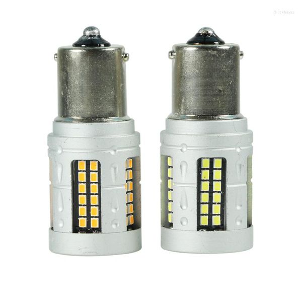 Luzes interiores do carro 5W 12V 24V 36V 48V P21W 1156 BA15S 1157 BAY15D CANBUS AUTO CAMINHE