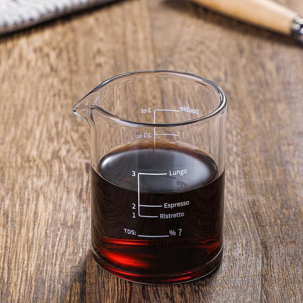 Weingläser Großhandel Verkauf Glas Kaffeetasse mit Mund italienische Messmilch
