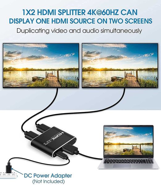 HDMI-Splitter 1 * 2Bluetooth-Kommunikation für elektronisches Zubehör