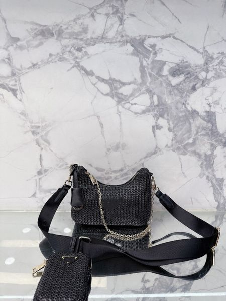 VENDITA 3 pezzi da uomo designer di luxurys borse borse cleo hobo borse fiberflax catena lady borsetto tracolla spalla all'ingrosso borsetto