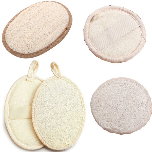 Accessori per vasca da bagno con doccia da bagno di loofah naturale