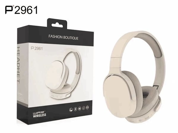 2023 Kopfhörer P2961 Headest-Handy-Ohrhörer Sound Bass mit Box und Noise Bluetooth 5.0