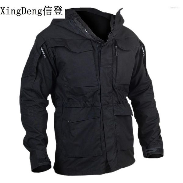 Jackets masculinos Xingdeng Casual Tactical Windbreaker Homem Inverno Autumn Jacket impermeável Piloto de vôo do exército Top Chat Militar