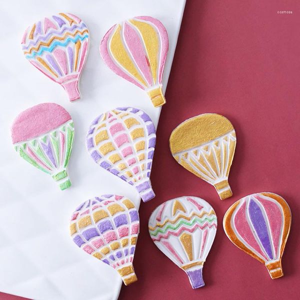 Stampi da forno 4Pcs 3D Air Balloon Biscotti Torta fondente Cioccolatini Stampo Caramelle Biscotti Taglio Decorazione Cucina Compleanno per strumenti