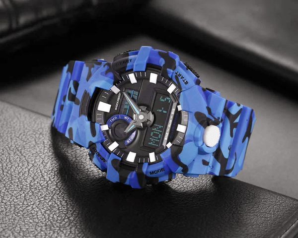 Original Shock Watch Sports Digital Quartz 700 Unisex Watch Led Lift Lift Lift Light World Time Time Ga Oak Series