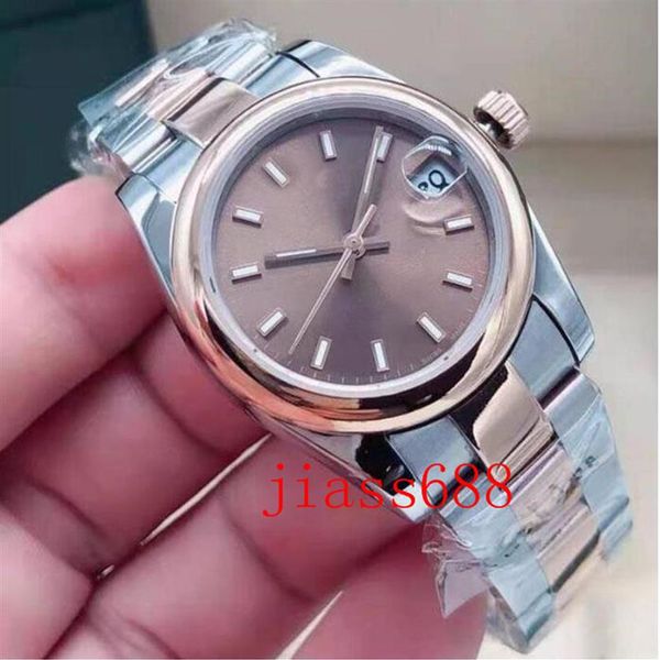 31mm Datejust Relogio Sapphire Fashions Women Womens Watch Watches 2813 Self Winding Movimento automático Data mecânica Montre de 284p