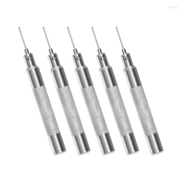 Kit di riparazione dell'orologio 0,7/0,8/0,9 mm Punzoni in acciaio per cinturino Set di rimozione cinturino Punch Needle Split Tool