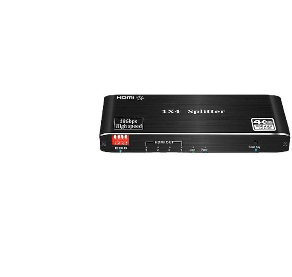 HDMI-Verteiler 2.0 ein Viertel 1X4 2.0 HDCP2.2 4K60HZ HD-TV-Frequenzteiler