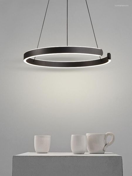 Kronleuchter Ring Esszimmer Kronleuchter Moderne Nordic Minimalist Bar Tisch Lampe Licht Luxus Wohnzimmer Schlafzimmer