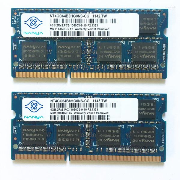 1333 MHz Laptop-Speicher Ddr3 2RX8 PC3-10600S 204-Pin SODIMM Notebook 1,5 V