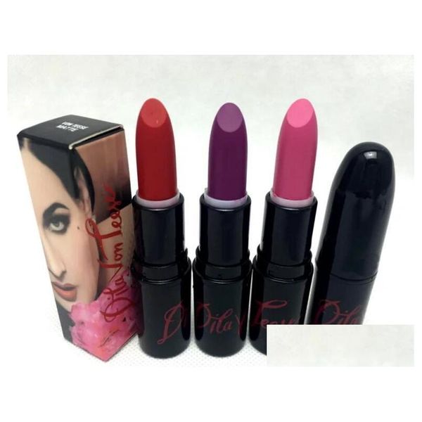 Lipstick 24 PCs de boa qualidade nova maquiagem foste TwentyFour Diferentes Cores Droga Drop Ensino Beauty Lips Dh0t1