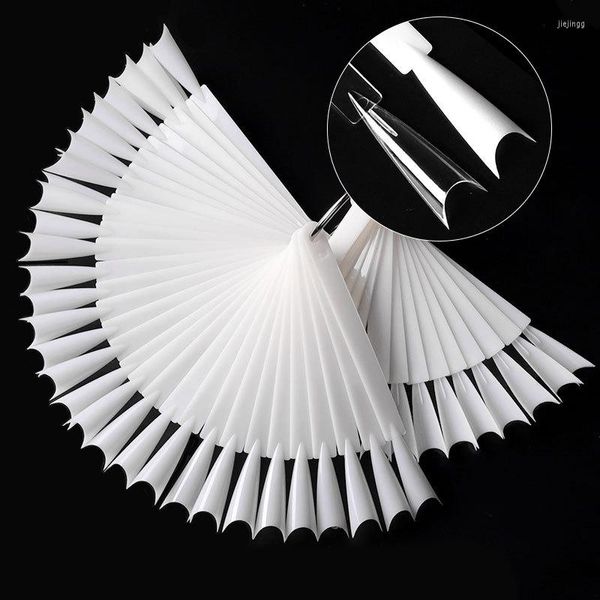 Yanlış Çiviler 50 PCS/SET FAN ŞEKİLLİ TAZI ART SAYISI SAHİP OLDURUMUZ GEL RENK TAKIMI KART ÇALIŞMASI GÖSTERİLEN KART ÇARBI BAR MANİKUR ARAÇI