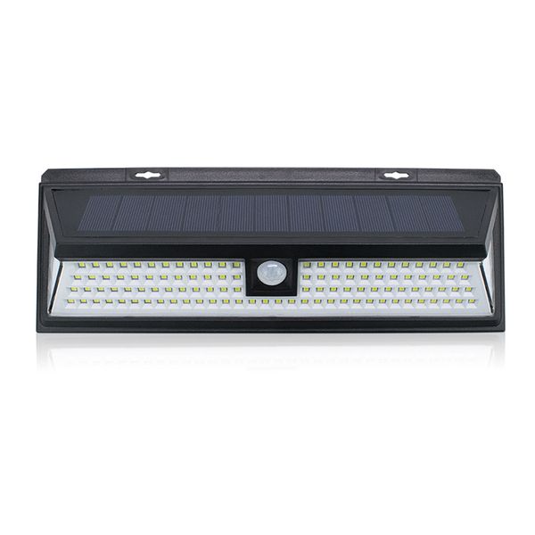 Lampade da parete solari 118 LED Controllo della luce impermeabile Sensore di movimento Sicurezza Pannello solare Luce usalight