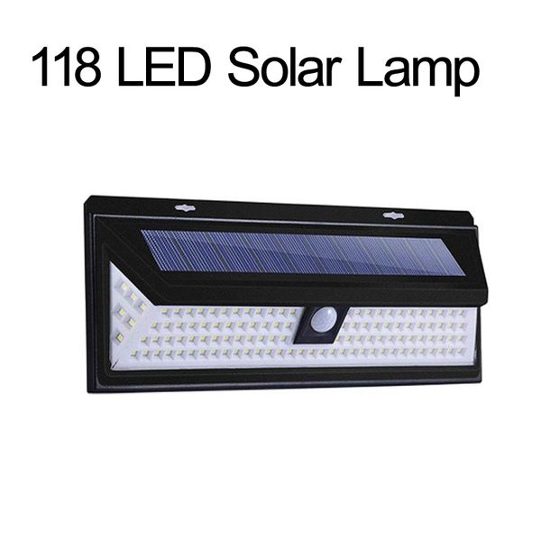 118 LED LUZES DE WALL SOLAR PODERADA SENSOR DE MOVIMEL