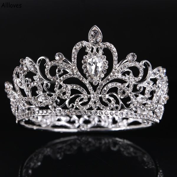 Klasik Tasarım Prenses Taç Başlıkları Zarif Düğün Gelin Saç Takı Tiaras ve Taçlar Kadınlar Zircon Corona Princesa Kafa Bant aksesuarları Cl1944