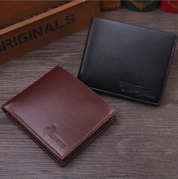 Portafogli Business Men's Short Wallet Fashion Multi-funzione Youth Simple Pu Card Package