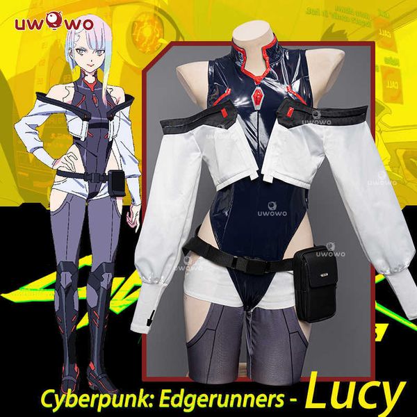 Costumes de anime UWOWO Cyberpunk Edge Walker Cosplay Venha Lucy Cyberpunk Cosplay Anime Lucy Cosplay vem Z0301