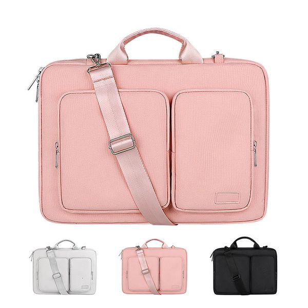 Laptoptaschen Laptoptasche Ärmel wasserdichte Laptoptasche 13,3 14,1 15,4 15,6 Zoll Notebook Schultertasche für MacBook Air Pro Damen Herren Handtasche 230306