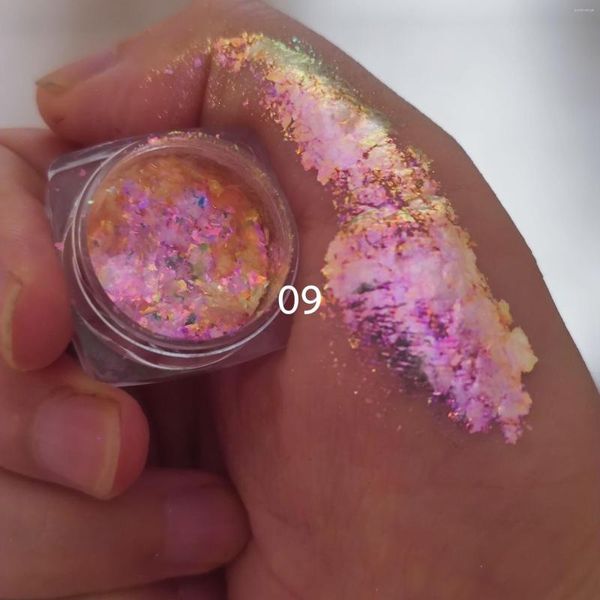 Glitter per unghie 1 g/borsa Cosmetic Candy Duochrome Ombretto MultiChrome Flakes Pigment Makeup