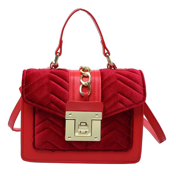 HBP Luxury Brand Designer velet bolsa Bolsa Mulheres Crossbody Bags 2023 Novas Trendy Winter Ladies Messenger Bags Tote de alta qualidade