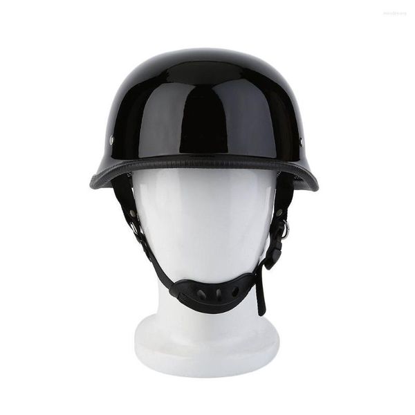 Мотоциклетные шлемы 2023 Мотоцикл полумадерский стиль винтажный шлем с углеродным волокном.
