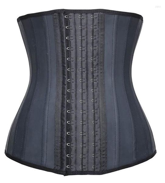 Women's Shapers Damen 25 Stahlknochen Taillentrainer Cincher Latex Unterbrustkorsett Abfall Bauchkontrolle Waisttrainer Schlankheitshülle