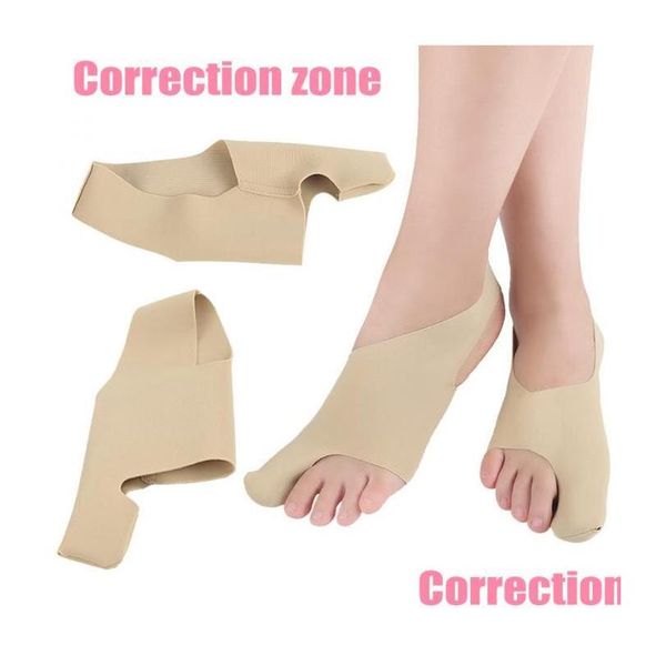 Fußbehandlung 5 Paare/los Bunion Toe Straightener Bandage Hallux Valgus Corrector Pflege Orthese Unterstützung Drop Lieferung Gesundheit Schönheit Dh7Yg