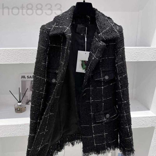 Giacche da donna Designer Brand New Coat Abito lungo di alta qualità Tweed Autunno Inverno Festa della mamma Regalo San Valentino Compleanno 4KPE