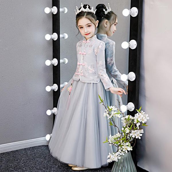 Roupas étnicas Chinesa Tradicional Dress Fairy Girls Kids Dresses Princesa