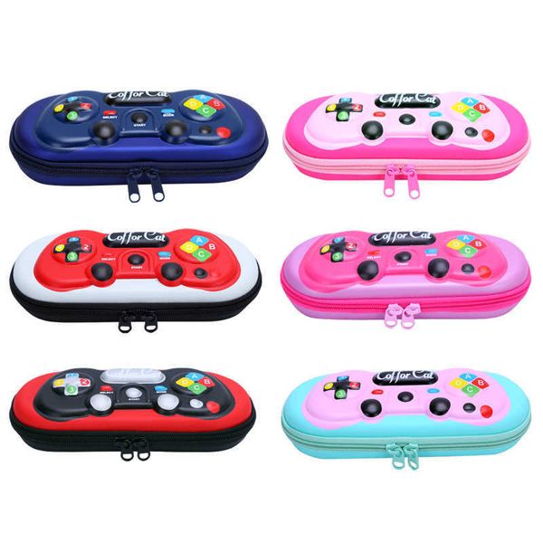 Карандашные сумки Game Handle Hight Pencil Case Cancel Big емкость канцелярские канцелярские канцелярские канцелярские товары школьные школьные школьные сумки для хранения пластиковой карандаш для мальчиков подарки J230306