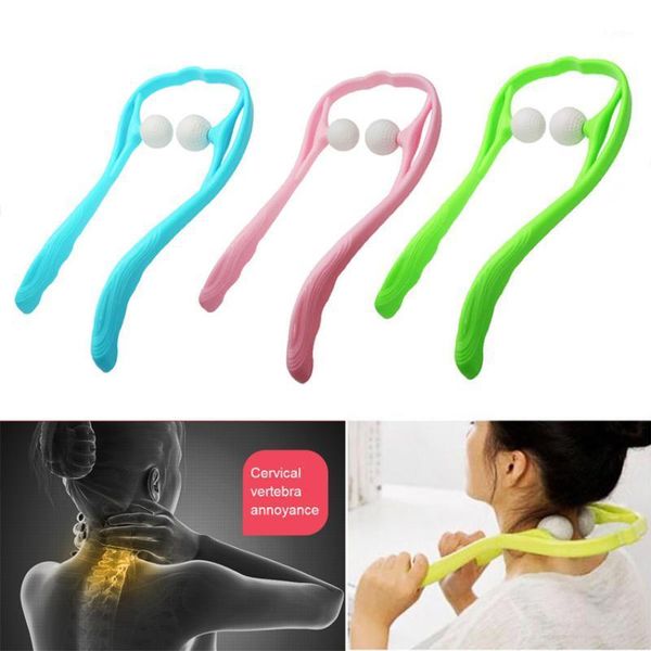 Acessórios Manual doméstico Manual de massageiro de multifuncionalidade Cervical Aparelho alivia a dor em forma de pescoço em forma de uto muscular em forma de u