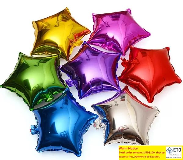 18 polegadas Fivepoint STAR BALLOONS BABILHO BABILHO CRIANÇAS FEIMENTO DE FESTO DE FESTO DE CASAMENTO DE CASAMENTO DESTRIMENTOS DE CRIANÇAS STAR BALLOONS