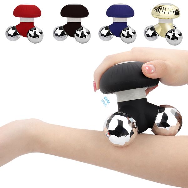 Outros itens de massagem 1pc Mini Electric Mushroom Shape r Multi Frequência Vibração Full Corpo Promover circulação sanguínea Relax músculos 230303