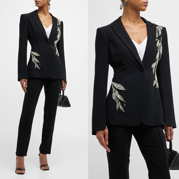 Designer-Mode-Laufsteg-Anzug-Set für Damen, Slim-Fit-Jacke mit einem Knopf, nur Slim-Fit-Mantel