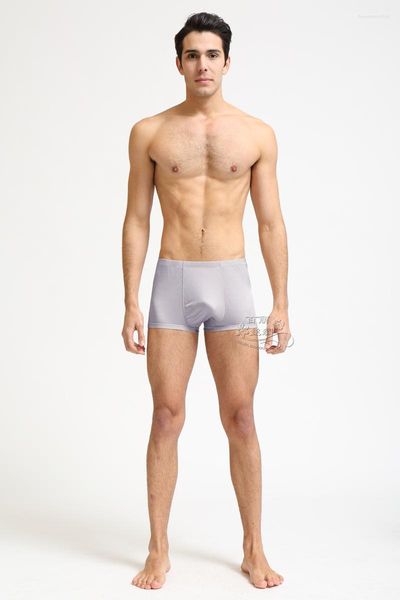 Possas de cuecas shorts de seda naturais calças de calça de cintura Grande 5xl 42 agulha de tricô pingos