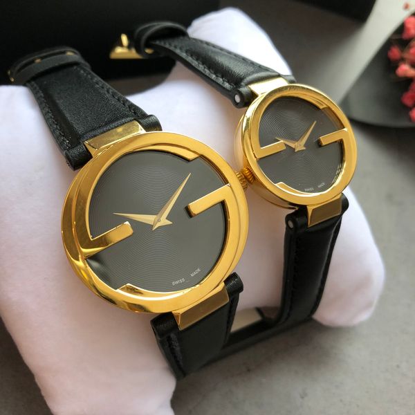 Orologio Dişileri İzler Tam Paslanmaz Çelik Deri Kayış Moda Eşleşen Bilek saati Montre De Luxe Lady Quartz Watch