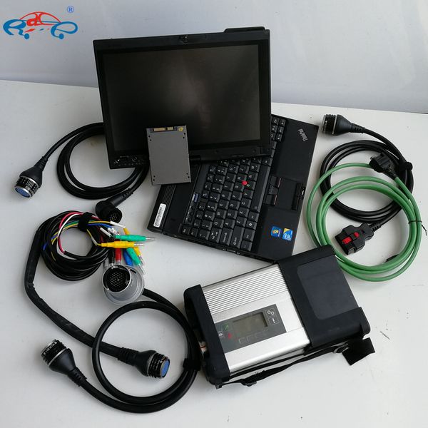 Für Mercedes Autodiagnosetool MB Star C5 SD Connect PKW LKW V12.2023 in 480GB SSD X201T i5 Laptop 4G RAM