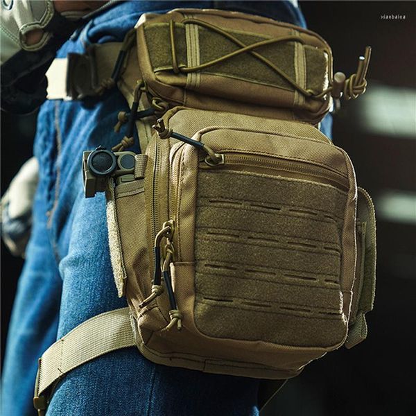 Bolsas de cintura Men Bag da perna Bolsa Bolsa Bolsa Ajusta Caminhada Macicleta Macicleta Militar Tactical Militar 2023