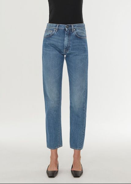 Jeans feminino jeans jeans assimetricamente cortam calça jeans de jeans de nove pontos vintage 230306