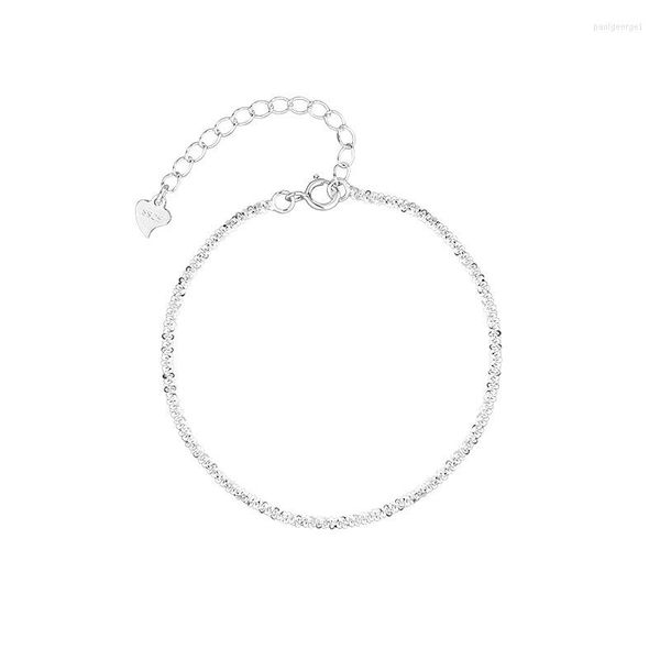 Charm-Armbänder aus 925er-Sterlingsilber, Gypsophila, verstellbares Armband, Armreif für Frauen, feiner Modeschmuck, Hochzeitsgeschenk