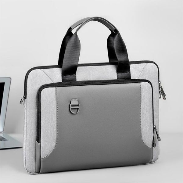 Borse per laptop Borsa per laptop Custodia 14 15 Borsa per notebook impermeabile da 15,6 pollici per MacBook Air Pro 13 15 Borsa a tracolla per computer Borsa per valigetta 230306