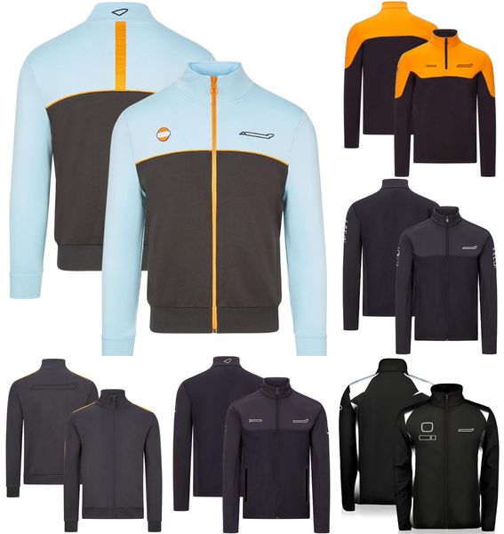 F1 Ceket Formül 1 Takım Zip Up Sweatshirt Ceketler Yarış Takım Uzun kollu ceket Sonbahar ve Kış Erkekler Günlük Spor Giyim Üstleri