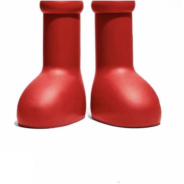 Stiefel Astro Boy Rot Großer Kopf Regen 2023 Frühling Sommer Hoher dicker Boden Runde Mode Drop Lieferung Schuhe Zubehör Dhch5