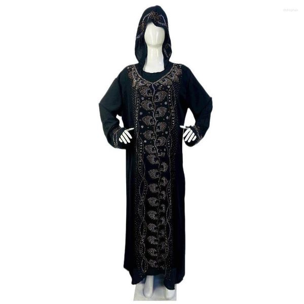 Diamantes de roupas étnicas ABAYA ABAYA MOROQUAN KAFTAN AFRICAN VEDES PARA MULHERES ROBE MULIMENTO CAFTAN DASHIKI