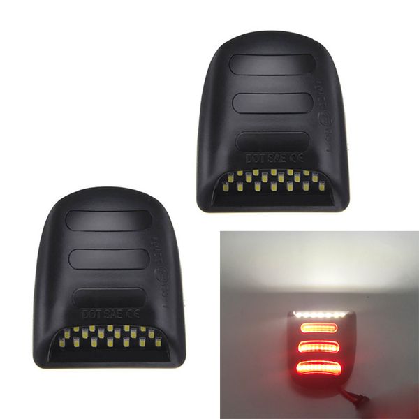 2PCS Número de trânsito do carro LED LUZ Branco Color Auto Placa Automática Bulbo para G M C Acessórios automáticos 1500250035