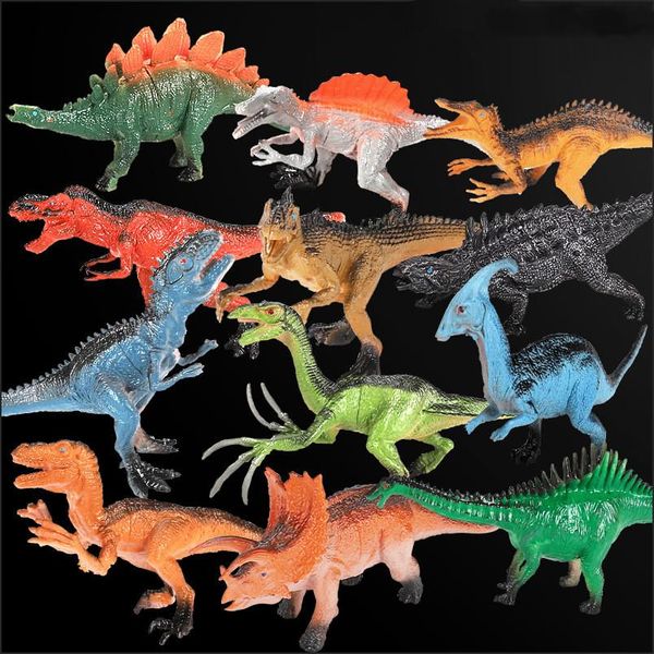 Science Discovery Factory Direct Selling Mini Dinosaur Plástico Modelo de brinquedo Simulação Dinosaur Dolls Toys Animal Boy Gift