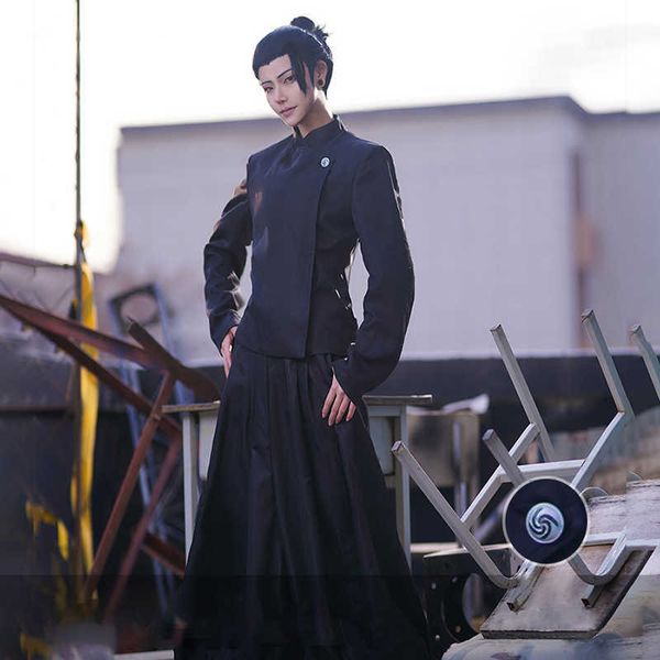 Fantasias de anime trajes de jujutsu kaisen gojo satoru geto suguru cosplay vêm anime masculino feminino uniforme escolar de roupa de uniforme